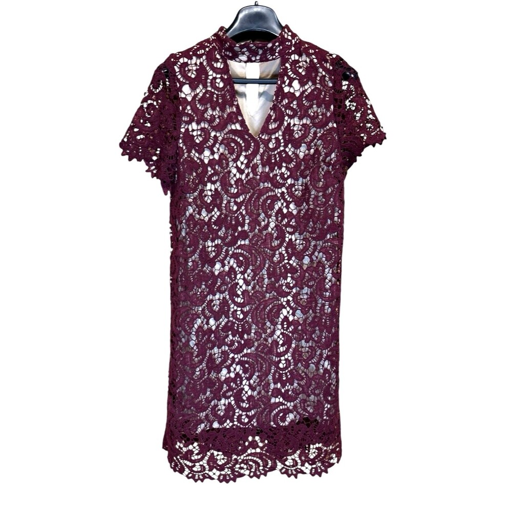 Crochet dress NWT size M whimsy goth Victorian knee length lined